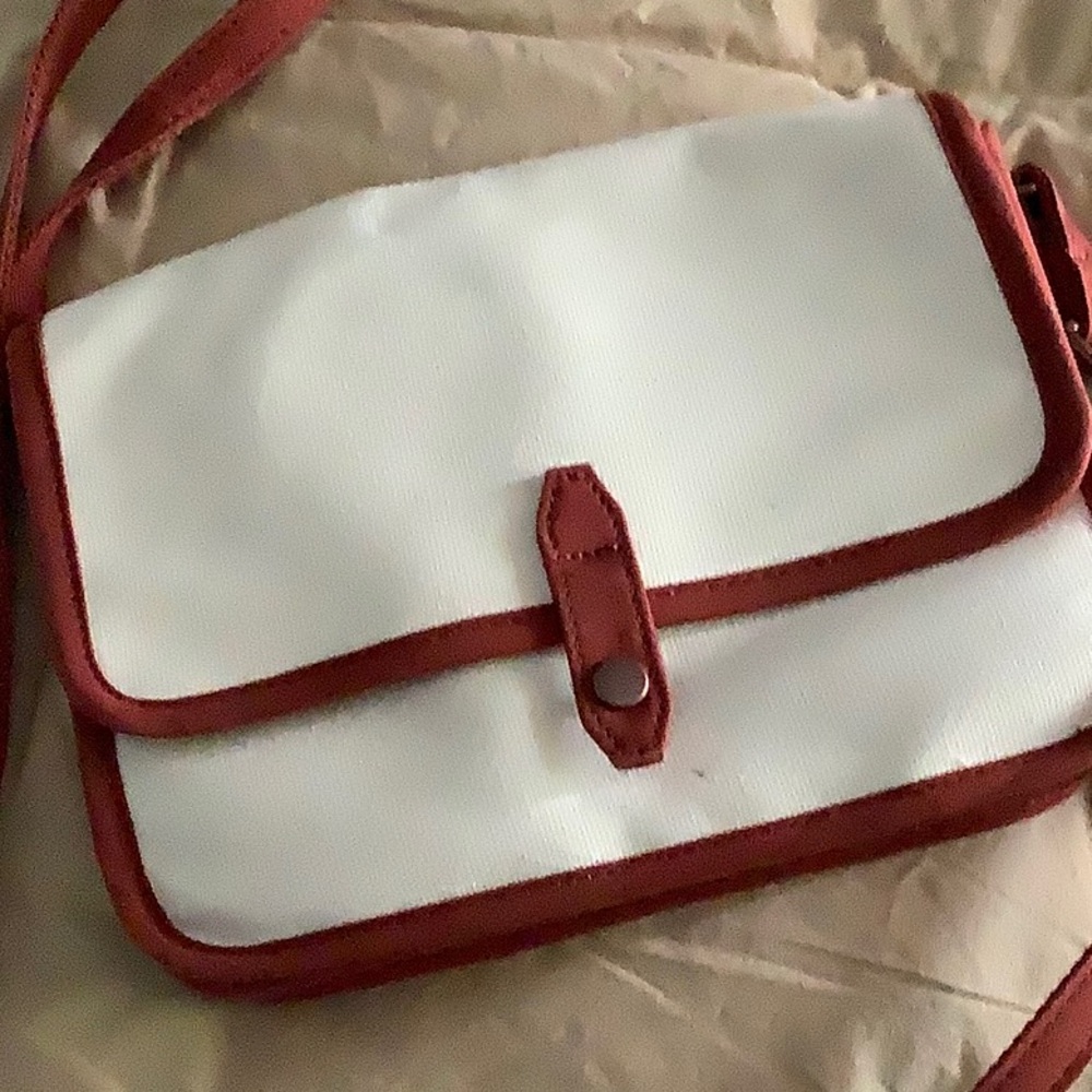 Canvas cross body bag